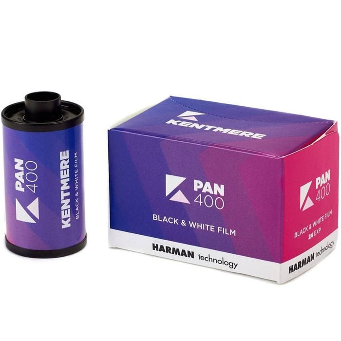 Kentmere Pan 400 Black and White Negative Film 35mm - 24 Exposure