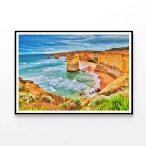 Great Ocean Road in Australia  Print 100% Australian Made 120x90cm  (Poster)