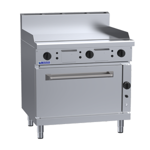 Luus RF-9P 900mm Commercial Gas Griddle Range & Convection Oven RF-9P-LPG