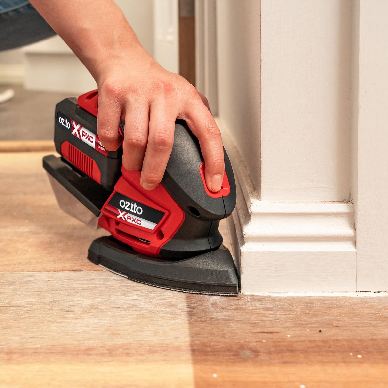 Ozito PXC 18V Cordless Detail Sander PXMSS 700 Skin Only Bunnings Australia