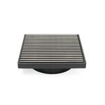 Grates 2 Go 117mm Grey / Brown Slim Wedge Shower Grate G2G-7G