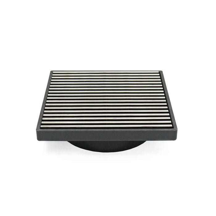Grates 2 Go 117mm Grey / Brown Slim Wedge Shower Grate G2G-7G