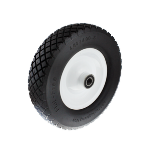 Easyroll 4.0 x 8" Flat Free Puncture Proof Wheelbarrow Wheel