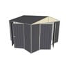 Build-a-Shed 3.0 x 3.0 x 2.3m Dual Double Hinged Door Shed - Grey