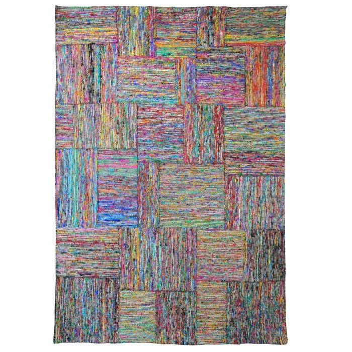 Rug Republic 190 x 290cm Silk Lane White/Multi  Silk Rug