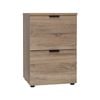 Rico 2 Drawer Filing Cabinet Light Sonoma Oak