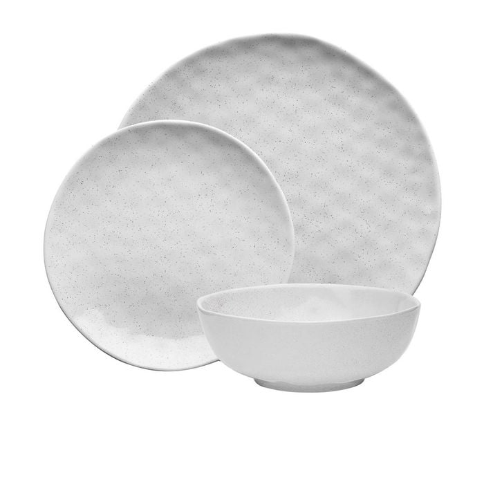 Ecology Speckle Dinner Set 12pc Milk
