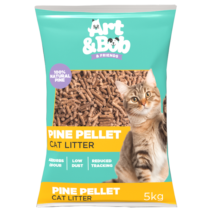 Art & Bob 5kg Pine Pellet Cat Litter 
