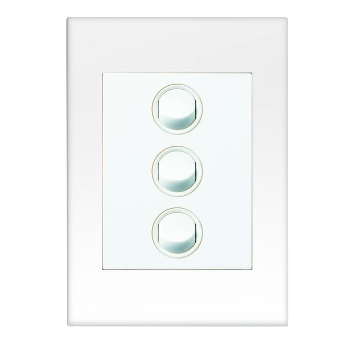 HPM VIVO 3 Gang Wall Switch