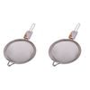2PK Appetito Stainless Steel Mesh Strainer Home Kitchen Cooking 20cm