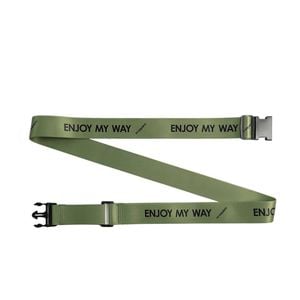 M SQUARE Luggage Strap – Adjustable Travel Suitcase Belt for Extra Security Green