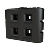 Melro Tanks 4000L Black Slimline Poly Water Tank