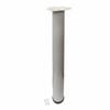 Adoored 60 x 710mm White Round Adjustable Table Leg