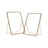 Nicola Spring Metallic Photo Frames - 8" x 10" - Pack of 2