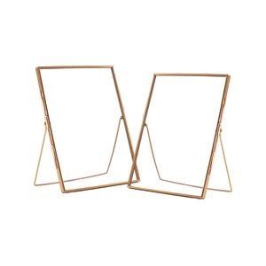 Nicola Spring Metallic Photo Frames - 8" x 10" - Pack of 2