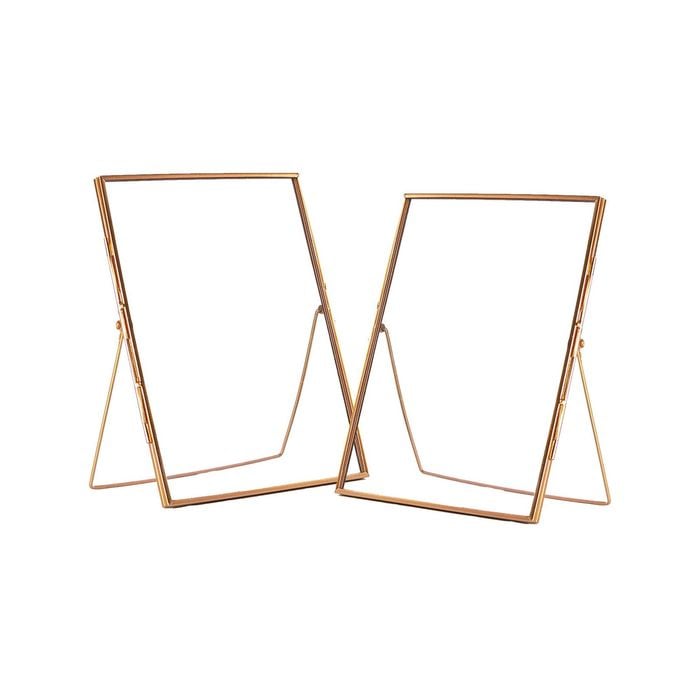 Nicola Spring Metallic Photo Frames - 8" x 10" - Pack of 2