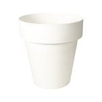 RESPECT 40cm White Time Planter With Wheels