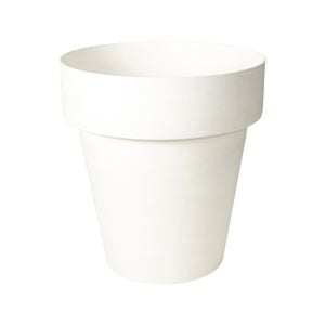 RESPECT 40cm White Time Planter With Wheels