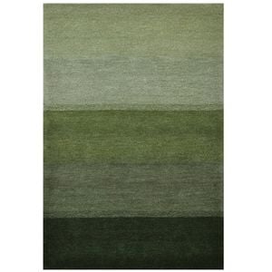Handmade Gabbeh Wool Rug-128- SAGE GREEN-110x160cm