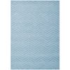 Handmade  Chevron Wool Rug-6428-LT. CYAN-190x280cm