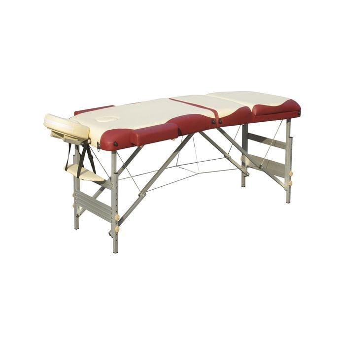 Yes4homes 3 Fold Portable Aluminium Massage Table Massage Bed Beauty Therapy