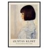Galrie Gustav Klimt's Timeless Portrait of Helene Klimt - Art Nouveau Masterpiece Print, Black Frame, 50 x 70cm (20 x 28inch)