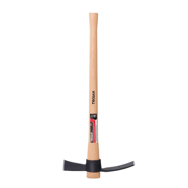 Trojan 2kg Mattock With Cutter End Timber Handle