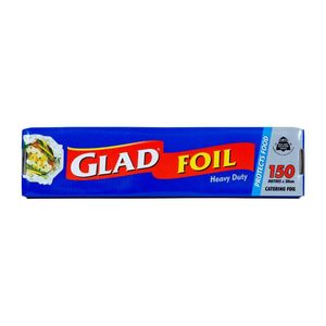 Glad Heavy Duty Aluminium Foil Food Wrap 150m X 300mm