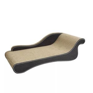 Zodiac 24.5x50cm Scratcher Pet Cat Beach Chair - Black