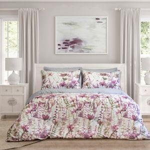 Ardor Boudoir Queen Rose Felicity Printed Floral Quilt Cover Set