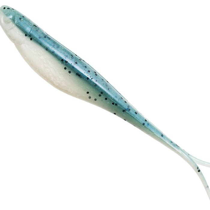 Z-Man Scented Jerk ShadZ 7 4pk Nuked Pilchard Glow"
