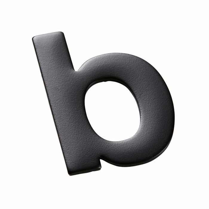Sandleford 50mm Matt Black Mode Letter B