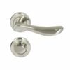 Miles Nelson Satin Nickel Anzio Privacy Set