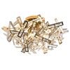 Vencha Brazza 12 Light Crystal Close to Ceiling Light - Gold