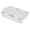Ladelle Essentials White Set Of 3 Baking Dishes