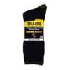 Tradie Men's Black Thermal Insulated Work Crew Socks - 2 Pack - Size 11-13