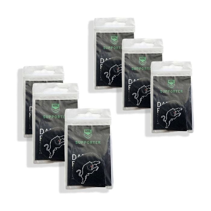 6x 3pc NRL Dart Flights Penrith Panthers Team Design Metronic Pack England Made