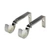 Pillar 25/32mm Brushed Chrome Adjustable Universal Curtain Rod Bracket