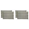 2x 2pc NF Home & Entertaining Essentials Greenland Placemat 33x45cm Solid Olive