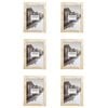6PK Unigift Coastline Home Photo/Picture Frame A4 Assorted
