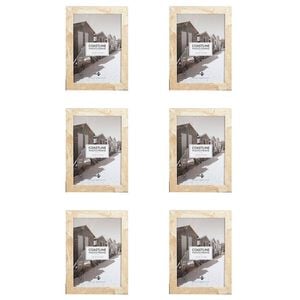 6PK Unigift Coastline Home Photo/Picture Frame A4 Assorted