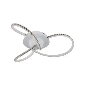 Lexi Lighting Irie Dimmable 3 Lights LED Ceiling Light - 50 cm White