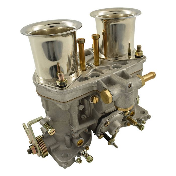 Calflow 44 IDF Weber Style Carburettor (4 Progression Holes) with Chrome Ram Tubes