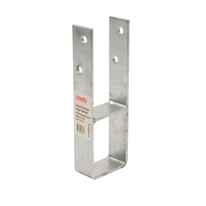 Pryda Post Anchor High Wind 300 x 90mm M12