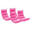SOGA 4X Foldable Tatami Sofa Chair Pink