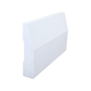 PermaTimber 67 x 15mm 2.7m Antique White PVC Half Splayed  - 67 x 15 x 2700