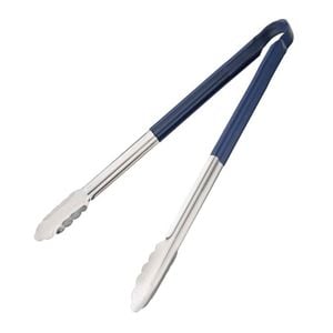 Hygiplas Serving Tong Colour Coded Blue 405mm Commercial Kitchen Utensil