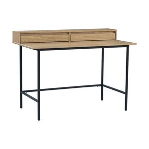 Modern Furniture DOVER Study Desk 120cm - Natural & Black