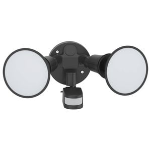 Arlec Twin Head Hardwired Floodlight with Sensor