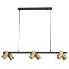 Oriel Lighting Bridge 6lt Spot Pendant Light Satin Brass